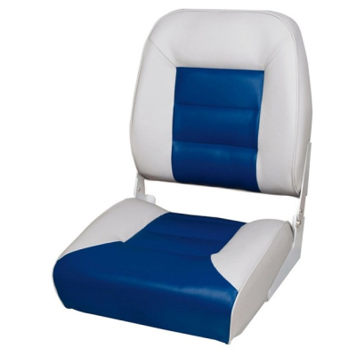 Кресло Premium High Back Boat Seat - серый/синий