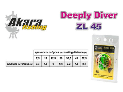 Заглубитель Akara Deeply Diver 45#