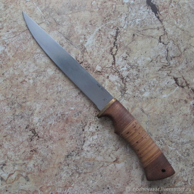 Нож Филейный 95х18 (береста)