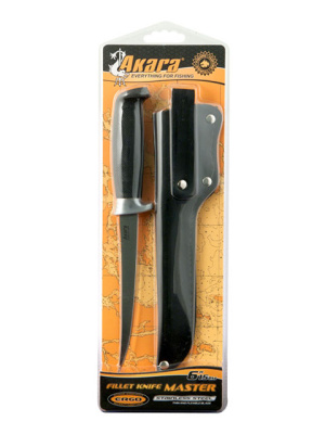 Нож Akara Fillet Master FK18-6 15 см кожаный чехол