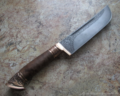 Нож Пчак х12мф (орех бронза Акбар)