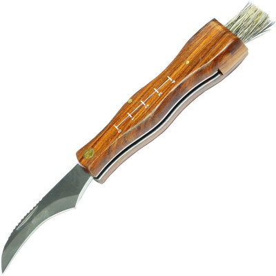 Нож грибника со щеткой "Kosadaka" складной