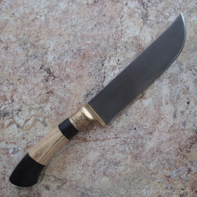 Нож Пчак х12мф (ясень граб латунь)