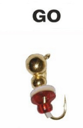 Мормышка STREAM Муравей с ушком, паетками и бисером (Размер 3,5; Вес (гр) 0,6 / GO)