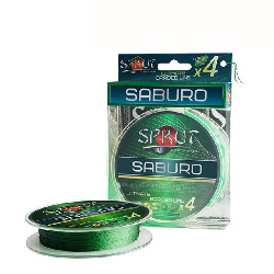 Леска плетеная (шнур) SPRUT SABURO SOFT ULTIMATE BRAIDED LINE X4 (sprut31249  (95 м 0,25мм) )