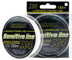 Шнур Akara Sensitive Line White 135 м