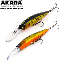 Воблeр AKARA DEEP BEST MINNOW (Длина (мм) 100; Вес (гр.) 16 / A112)