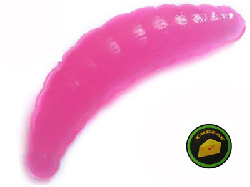 Приманка силиконовая (мягкая) TROUT ZONE MAGGOT (TZM16CB / 1,6" / Berry Cheese)