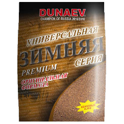 Прикормка DUNAEV ICE-PREMIUM 0.9кг (Универсальная)