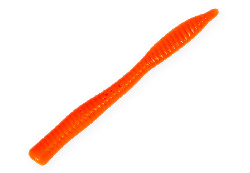 Приманка силиконовая (мягкая) AKARA TROUT TIME WORM сыр (W3-100-CH-F10 / 3" / 100)