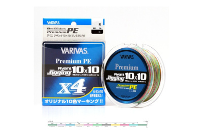 Леска плетеная (шнур) VARIVAS AVANI JIGGING 10X10 PREMIUM PE X4 