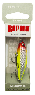 Воблер RAPALA X-Light Minnow (Длина (мм) 50; Вес (гр.) 4 / CLN)