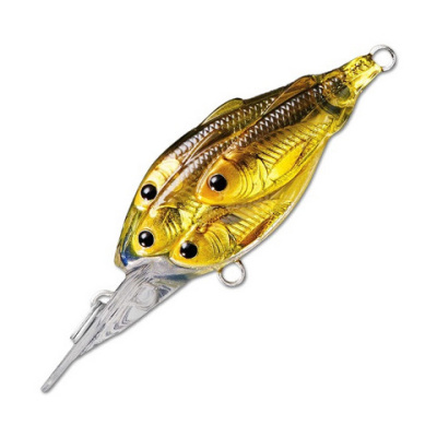 Воблер LIVETARGET YEARLING CRANKBAIT ( Длина (мм) 60; Вес (гр.) 14 / gold/black)