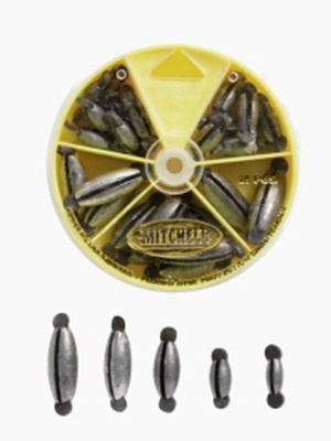 Набор грузил Mitchell Rubber Core Sinker