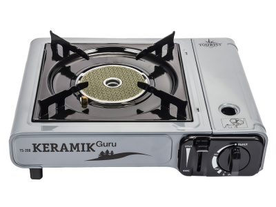 Плита газовая в чемодане "TOURIST" Keramik Guru TS-200 керамич.