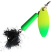 Блесна вращающаяся (вертушка) MOSCA GRAFFY ( 7гр/Fluo Yellow Green, Yellow Green)