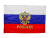 Флаг России с гербом 90х145 см. полиэ. шелк