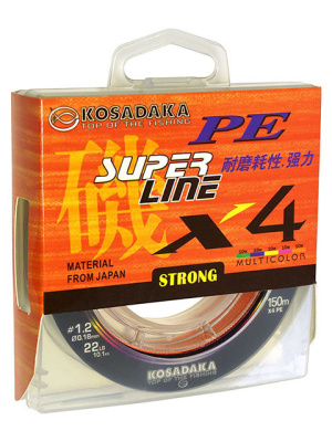 Леска плетеная (шнур) KOSADAKA SUPER PE X4 