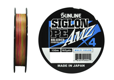 Леска плетеная (шнур) SUNLINE SIGLON PE×4 AMZ MULTICOLOR 