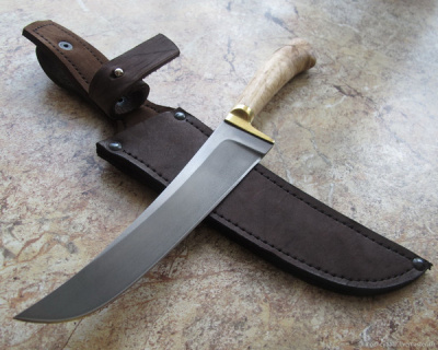 Нож Джинн Пчак х12мф (карельская береза)