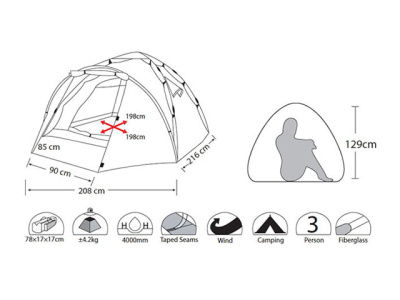 Палатка автоматическая Envision 3