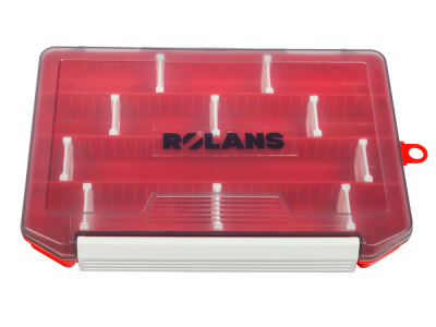 Коробка для рыболовных приманок ROLANS XD-39R, размер 21x14,5x2,5 см
