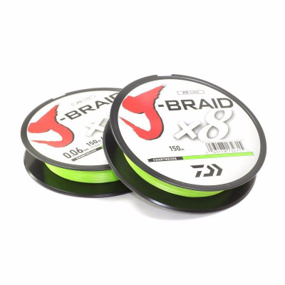 Леска плетеная (шнур) DAIWA J-BRAID X8 chartreuse 