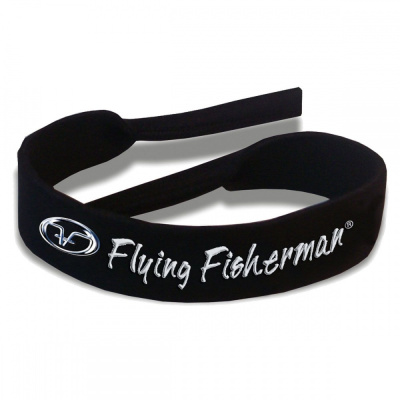 Страховочный шнурок Fly Fish 7630U Logo Strap Retainer, Black Neoprene/Flying Fisherman Logo