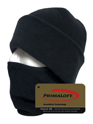 Шапка флисовая с Primaloft One и с защитой лица