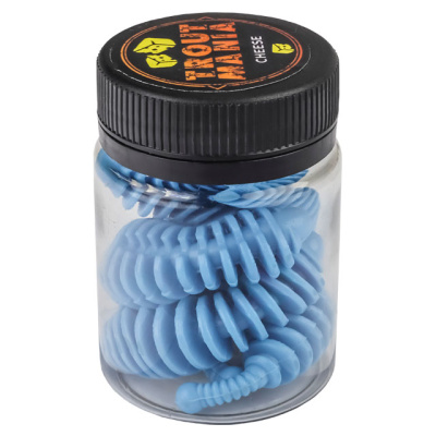 Приманка силиконовая (мягкая) TRIXBAIT MOUSE TAIL CHEESE (TBMT25-011 / 2.5" / 011 Blue Ocean)