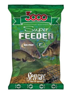 Прикормка Sensas 3000 Super FEEDER Big Fish (GROSS POISSON)1кг