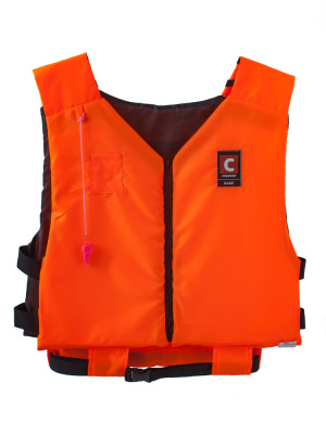 Жилет спасательный COMFORT BASE со свистком 80-110 кг (сертификат)