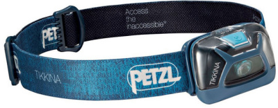 Фонарь налобный черный PETZL TIKKINA (Blue ; Голубой)