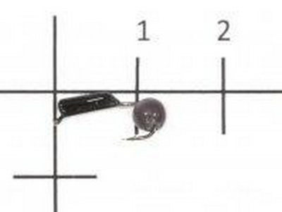 Мормышка TRUEWEIGHT кошачий глаз гвоздик (Размер 3; Вес (гр) 1 / Серый)