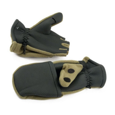 Рукавицы-перчатки беспалые, ткань неопрен, флис TAGRIDER 0913-14