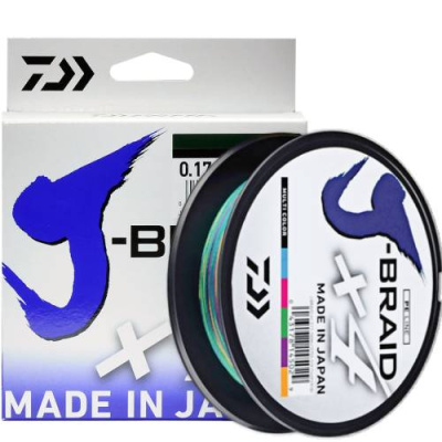 Леска плетеная (шнур) мультиколор DAIWA J-BRAID X4E 