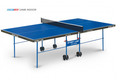 Стол теннисный START LINE GAME INDOOR с сеткой BLUE 273x152x76