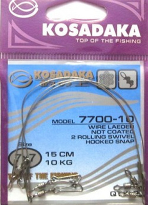 Поводок KOSADAKA PROFESSIONAL 7x7, упаковка 3шт