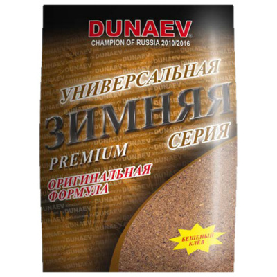 Прикормка DUNAEV ICE-PREMIUM 0.9кг (Универсальная)