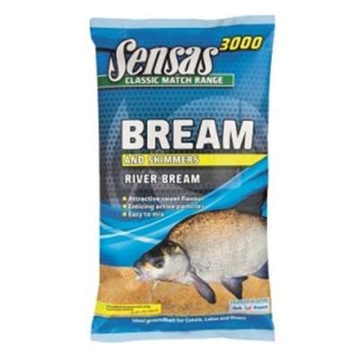 Прикормка Sensas 3000 RIVER BREAM 1кг