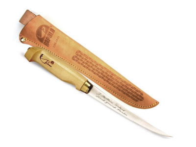 Нож филейный с деревянной рукояткой RAPALA