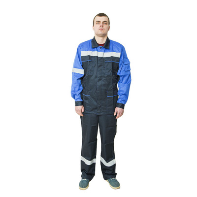 Костюм ИТР Фаворит-2 (куртка, брюки) ткань смесовая, цвет синий василёк BVR