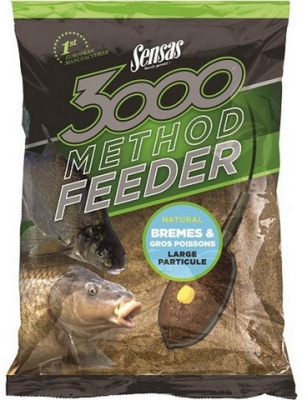 Прикормка Sensas 3000 Method Feeder BREAM&BIG FISH 1кг