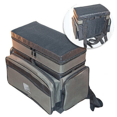 Ящик-рюкзак рыболовный зимний пенопластовый (2-х ярусный)