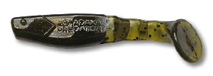 Приманка силиконовая (мягкая) плавающая KOSADAKA PREDATOR (PtrF75-BG / 3" / BG)