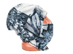 Шапка-маска Снегоход ткань флис, рисунок Лес, цвет белый BVR (Разм. Безразмерный ряд / Рост )