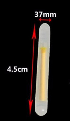 Светлячок Fishingwei Lightstick 37 мм диам 4,5 мм зелёный (5 шт в уп.)