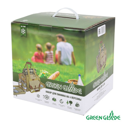 Набор для пикника Green Glade Т3200 30л / 36 предметов