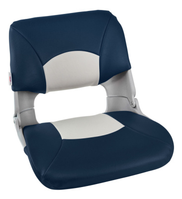Кресло складное мягкое SPRINGFIELD SKIPPER, цвет серый/синий