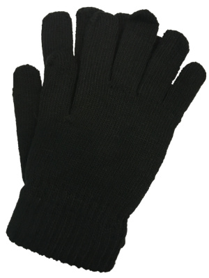 Перчатки вязанные пр-во: Россия цв.Чёрный (2х нитка)